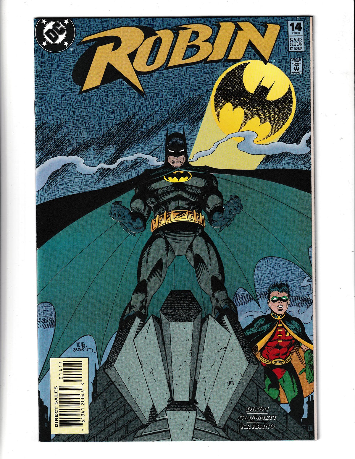 Robin #14 (1995) Higher Grade Embossed DC Comics