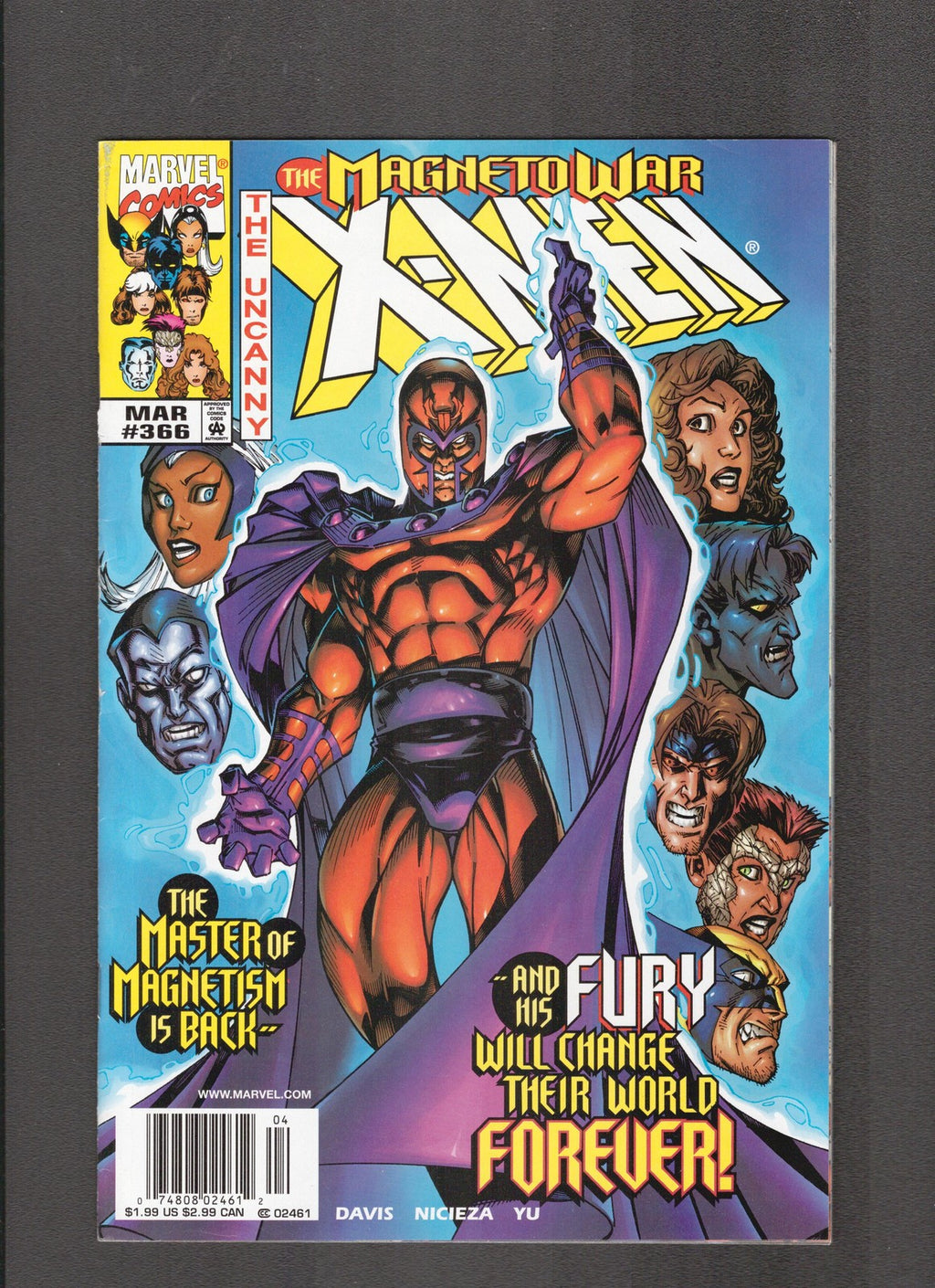 Uncanny X-Men #366 (1999) Brandon Peterson Marvel Comics