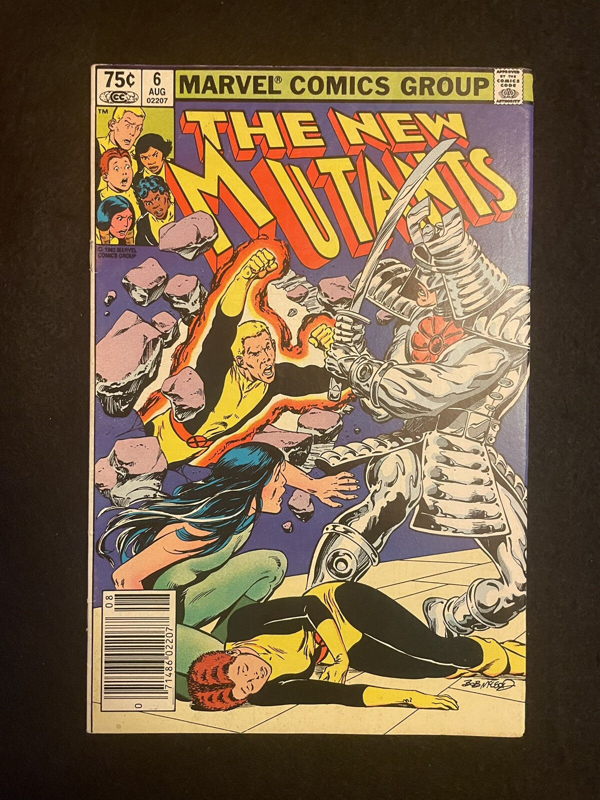 New Mutants #6 Newsstand (1983) Bronze Age Marvel Comics