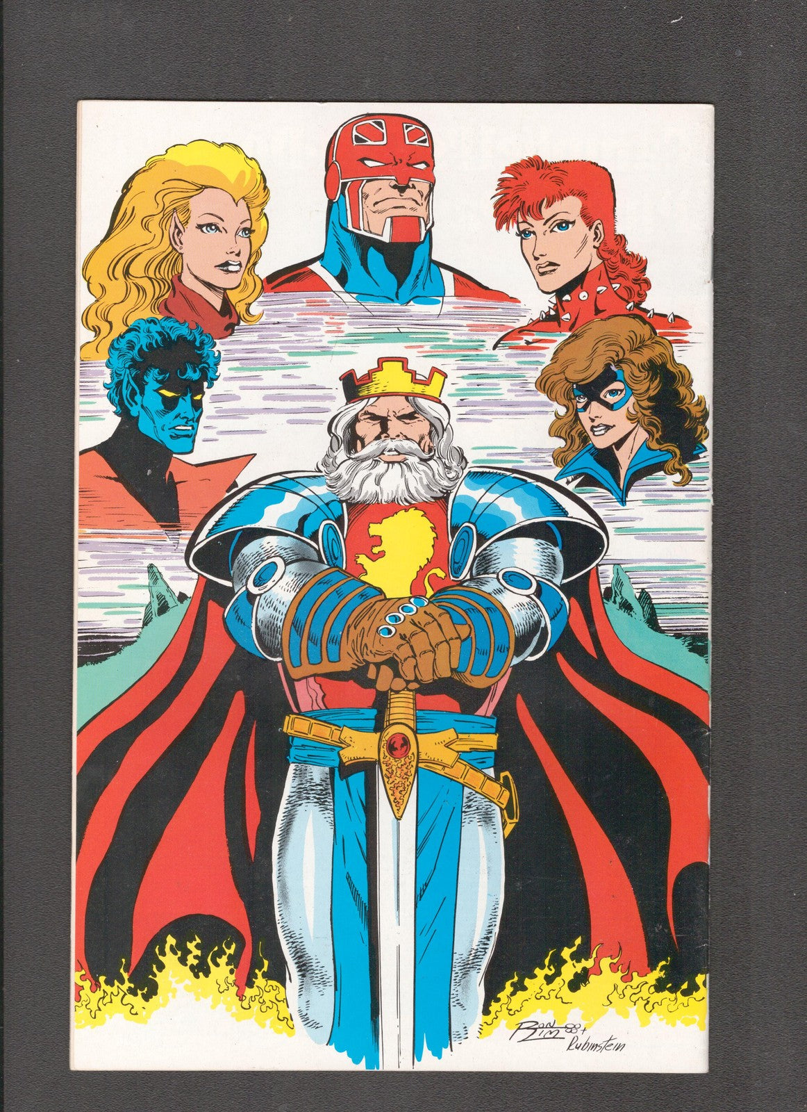 Excalibur #8 (1989) Chris Claremont, Joe Rubinstein Marvel Comics