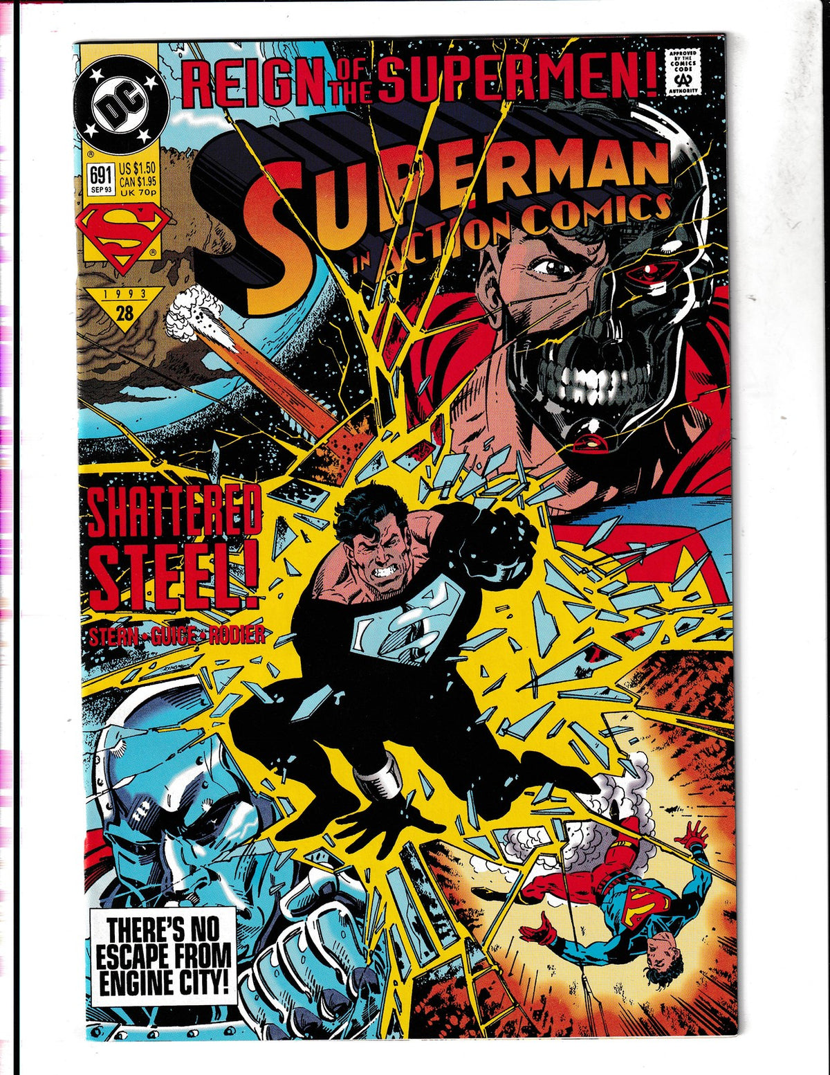 Action Comics #691 (1993) Shattered Steel DC Comics