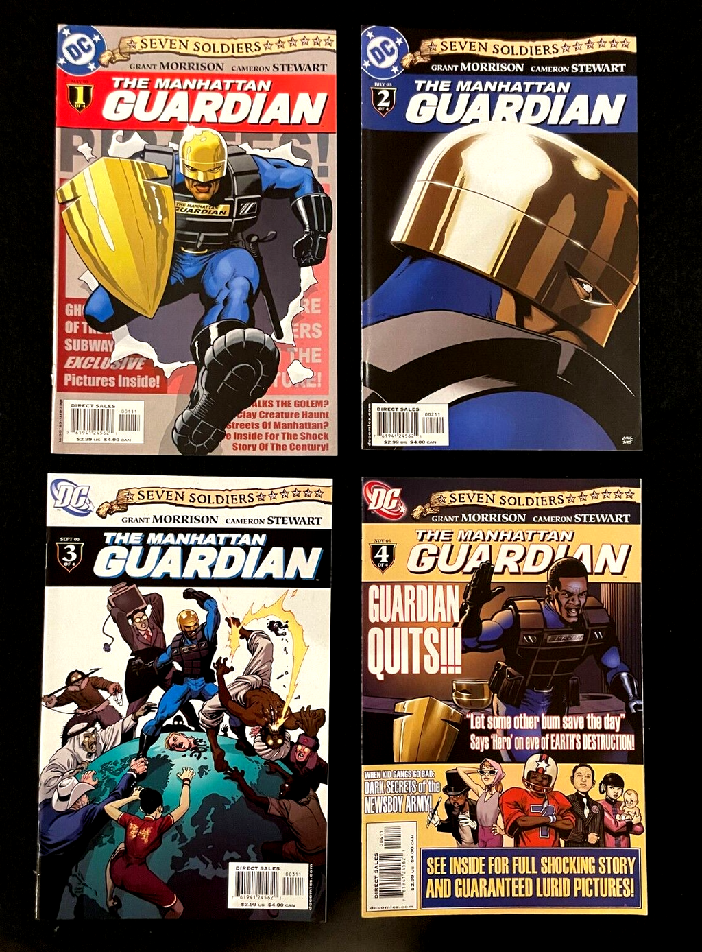 Seven Soldiers: Manhattan Guardian Complete Set of 4 #1-4 (2005) DC Comics