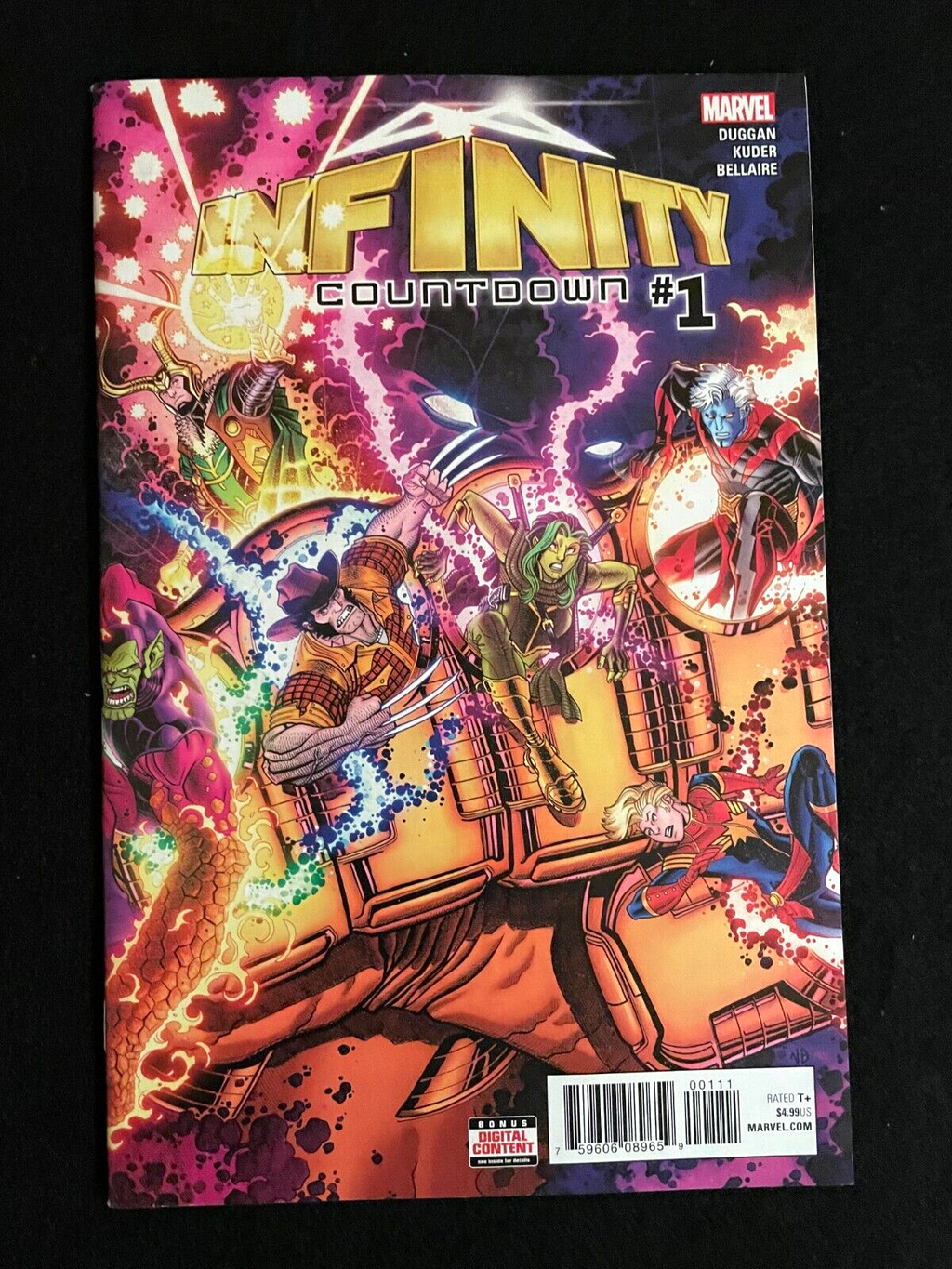 Complete Set of 5 Infinity Countdown #1-5 2018 - HIGH GRADE