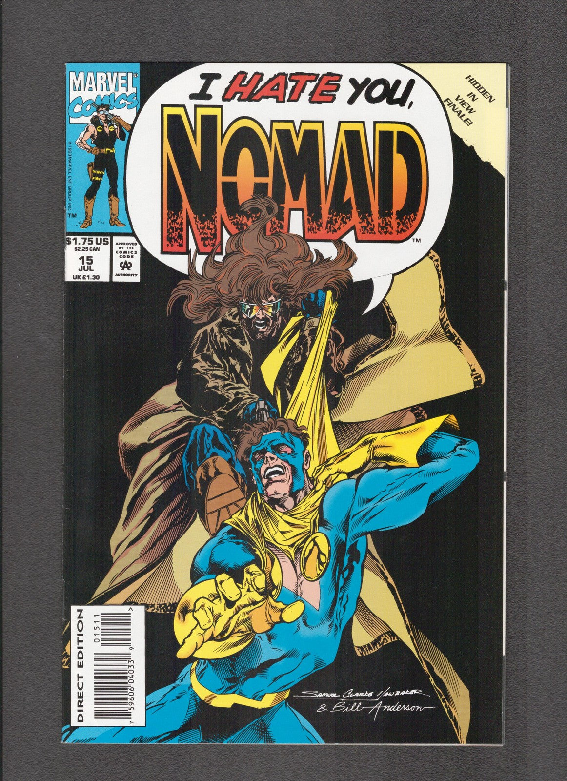 Nomad #15 (1993) Tom Smith - Pat Oliffe Marvel Comics