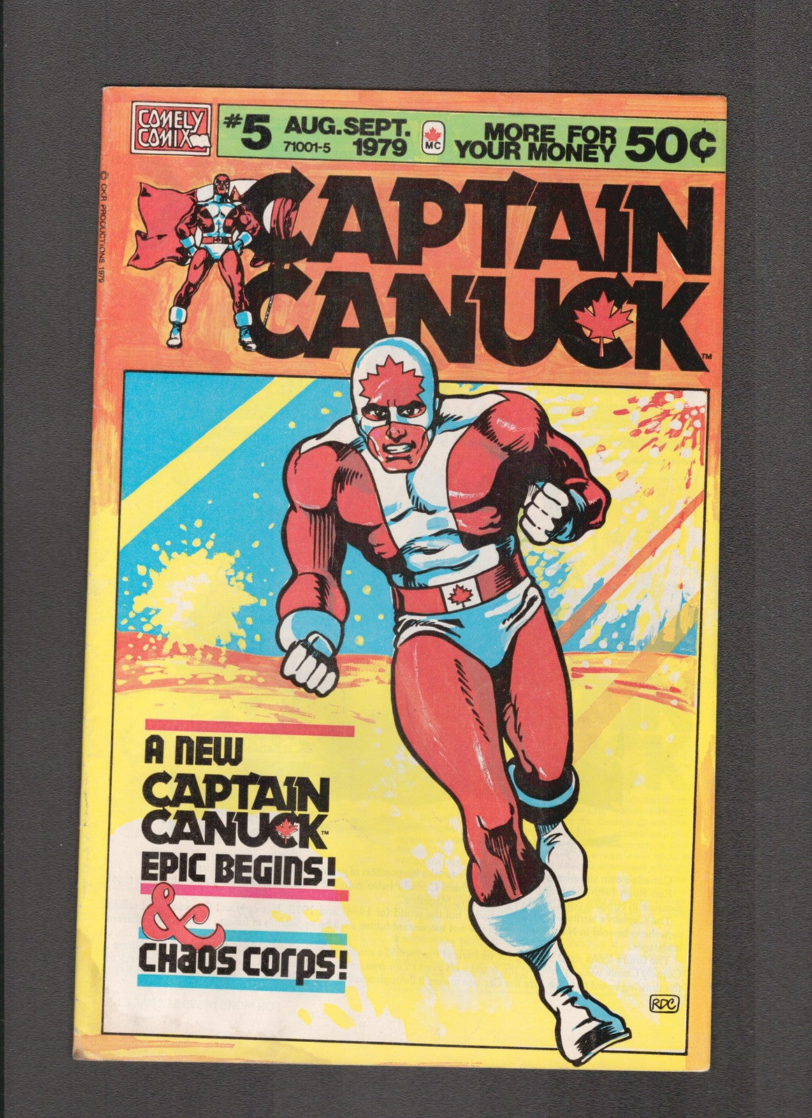 Captain Canuck #5 (1979) Richard Comely Comely Comics