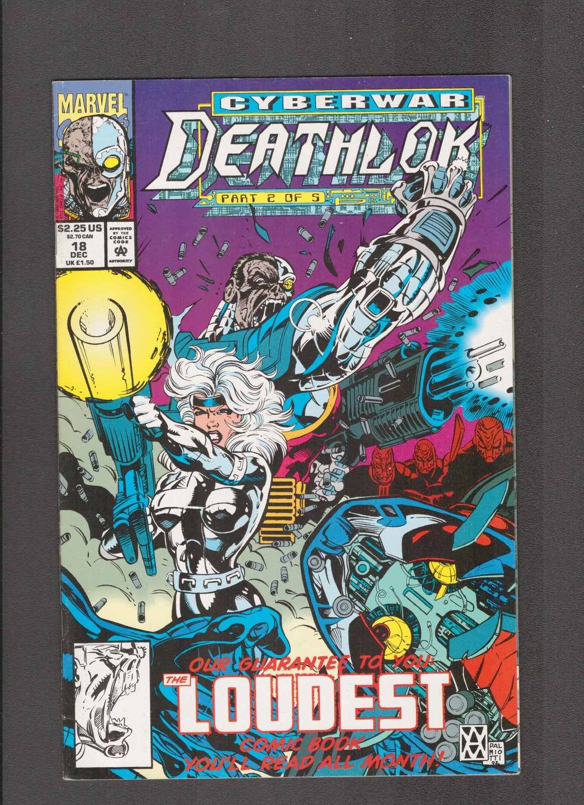 Deathlok #18 (1992) Greg Wright, Jimmy Palmiotti Marvel Comics