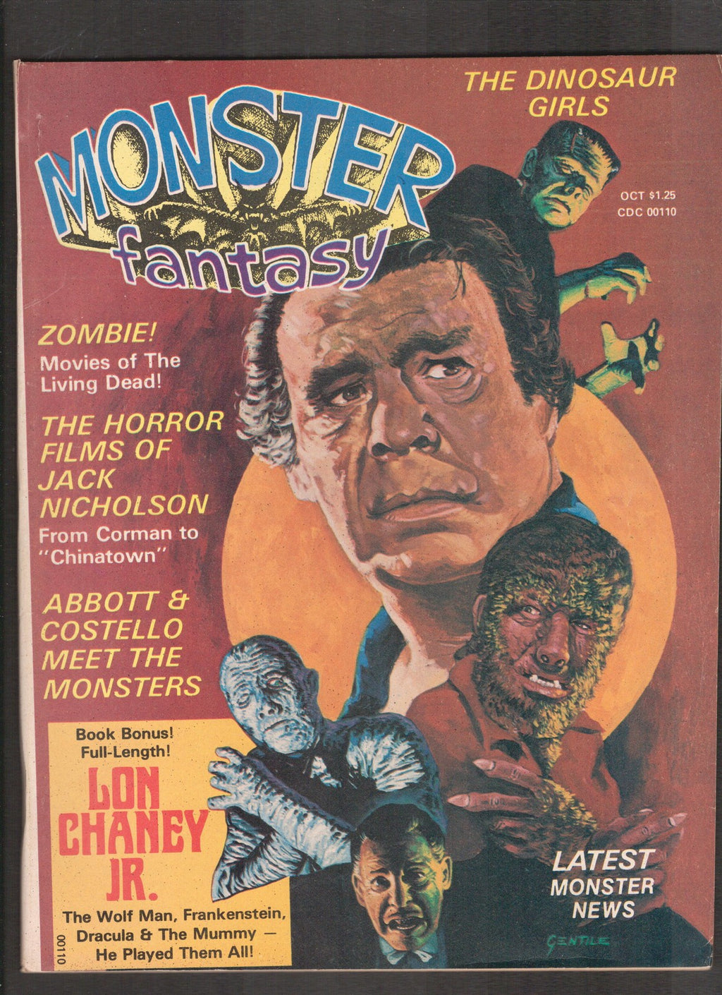 Monster Fantasy Magazine' #4 (1975) Frankenstein Hammond Comics