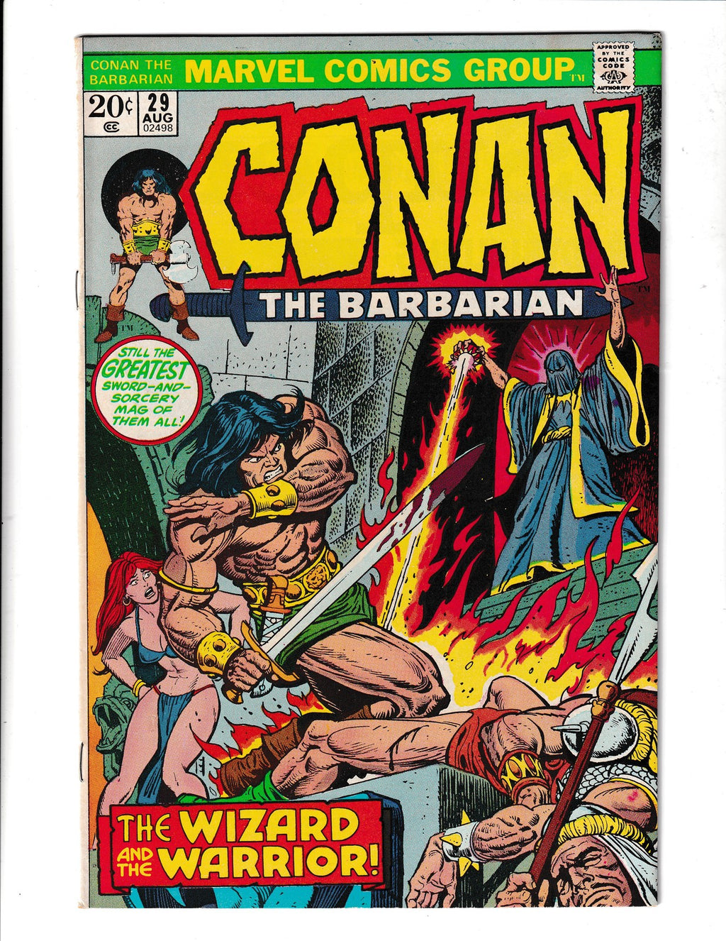Conan the Barbarian #29 (1973) Buscema, Kane, Thomas Marvel Comics