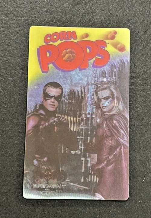 Batman and Robin Kellogg's Cereal Movie Ad insert 1997