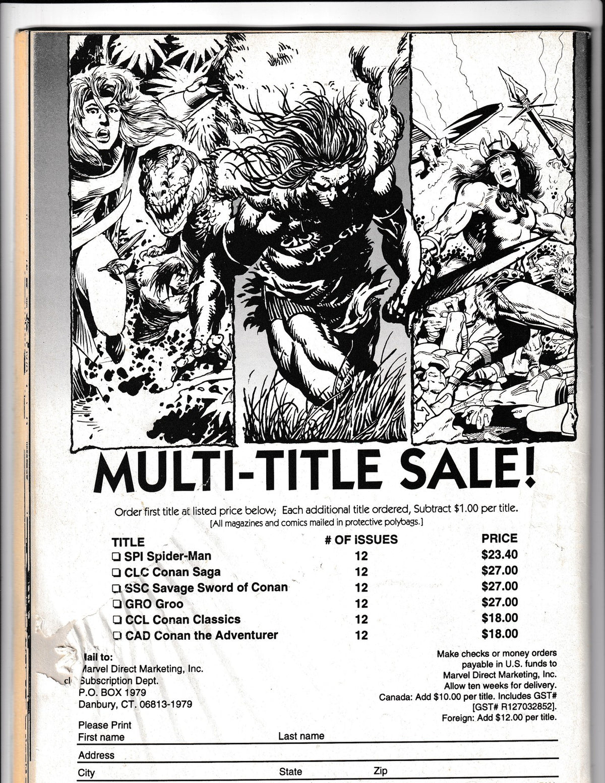 Conan Saga #90 (1994) The Barbarian Marvel Comics