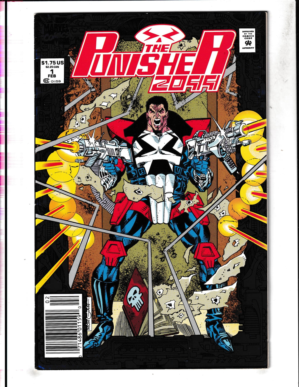 Punisher 2099 #1 (1993) 1st Full Appearance Marvel Comics