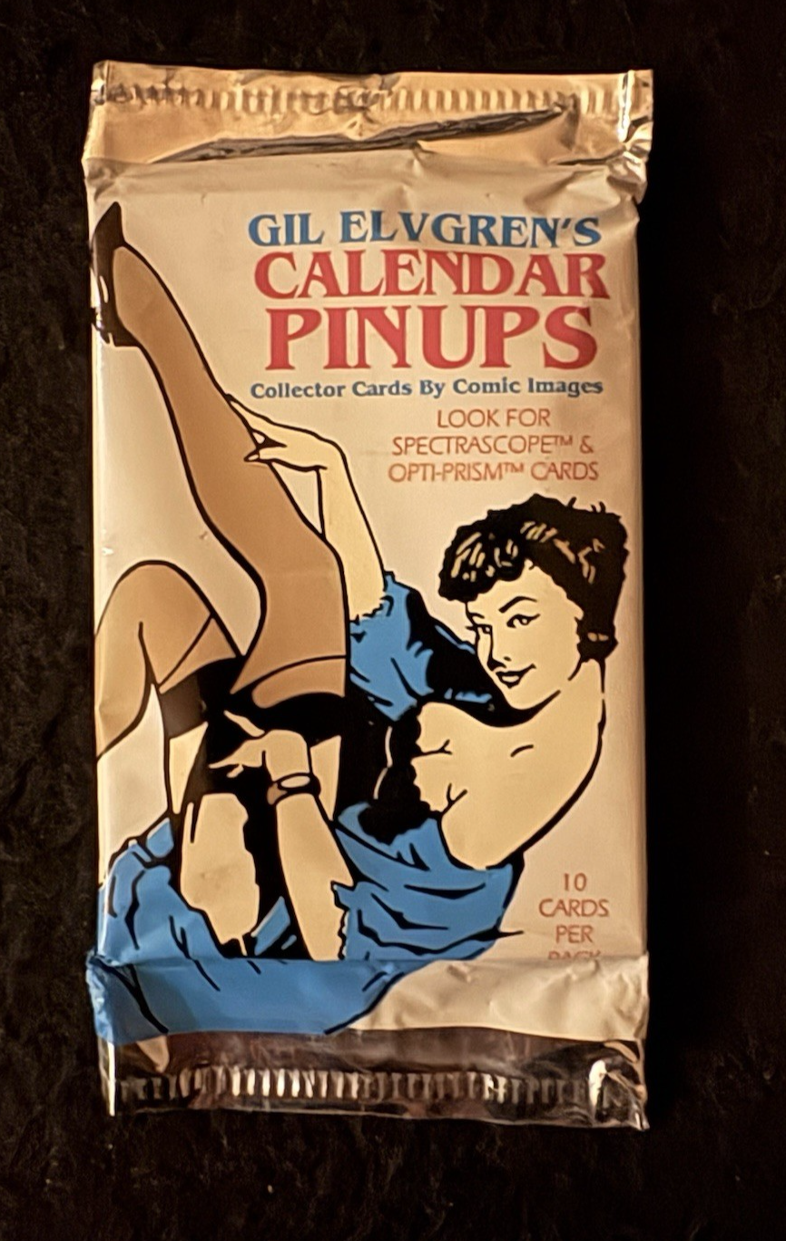 Calendar Pinups Gil Elvgren Trading Cards SEALED UNOPENED PACK Comic Images 1993