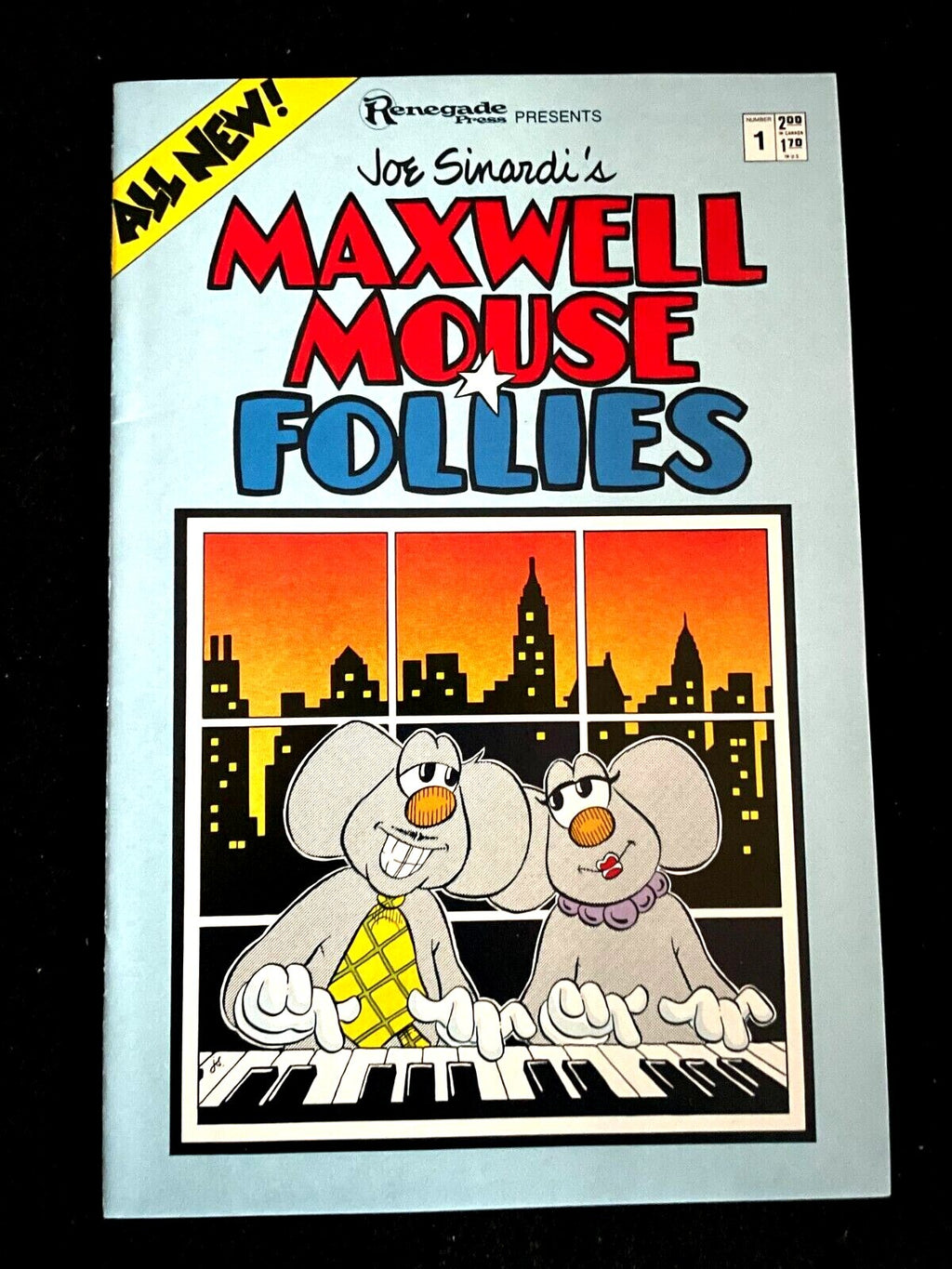 Maxwell Mouse Follies #1 1986
