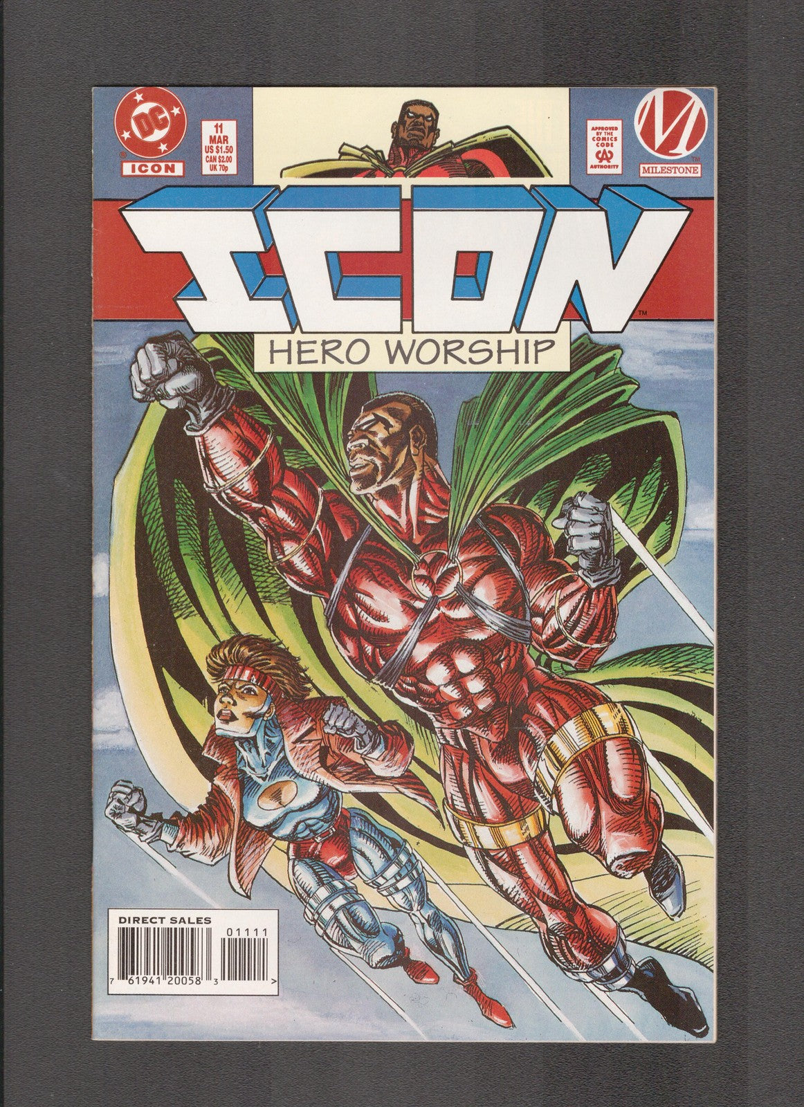 Icon #11 (1994) HIGH GRADE DC/Milestone Comics