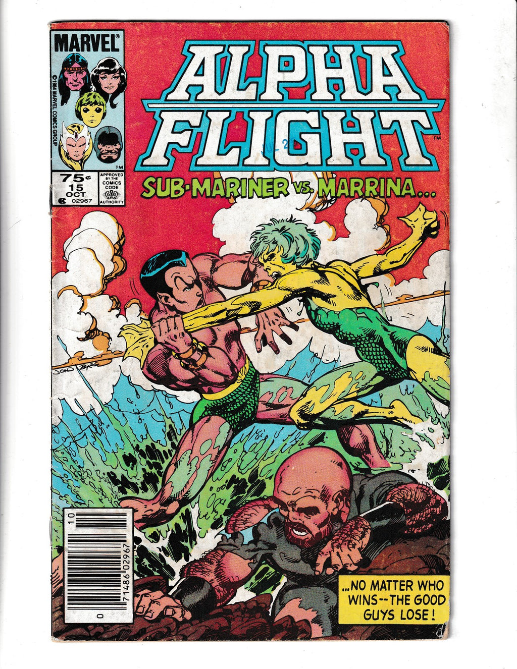 Alpha Flight #15 (1984) Newsstand Marvel Comics