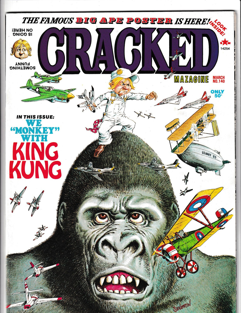 Cracked #140 (1977) King-Kung Major Magazines Comics
