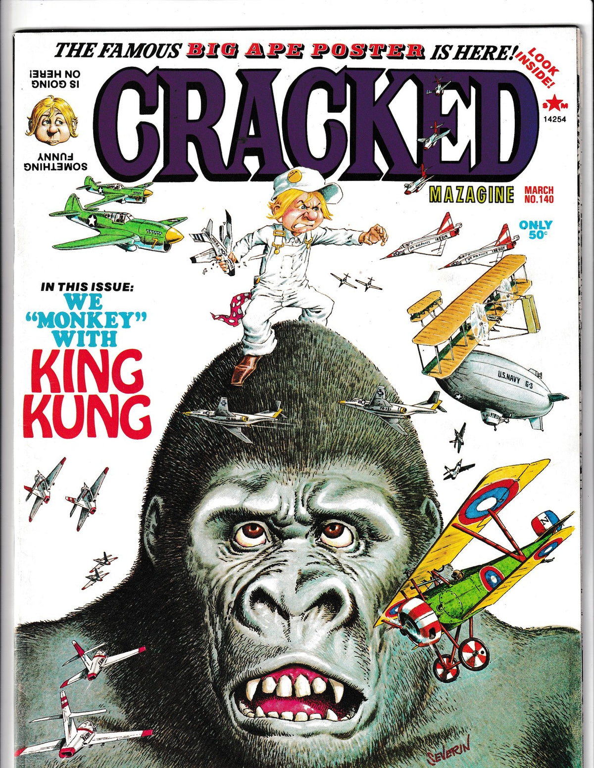 Cracked #140 (1977) King-Kung Major Magazines Comics