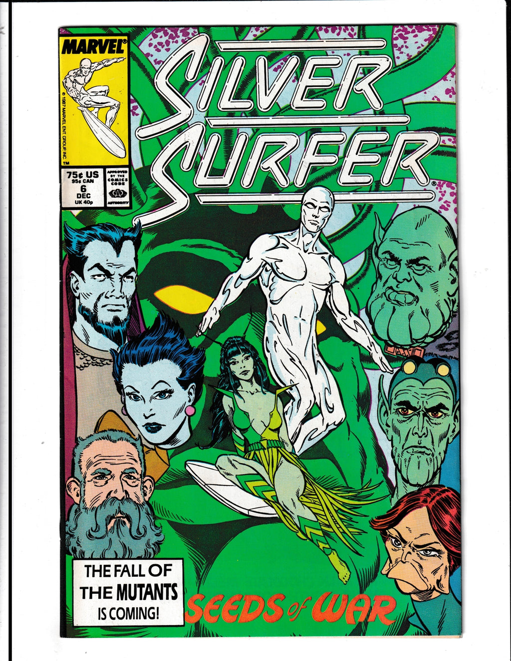 Silver Surfer #6 (1987) "Seeds of War" Marvel Comics