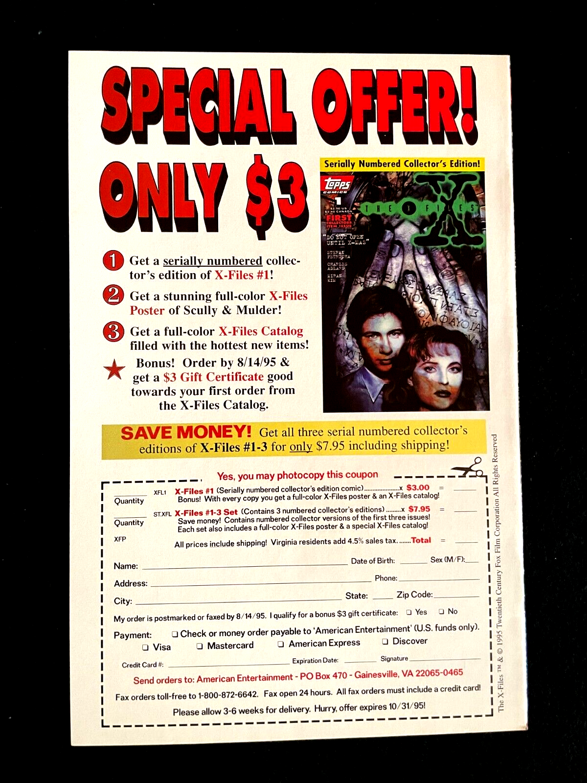 X-Files #7 1995  - Topps