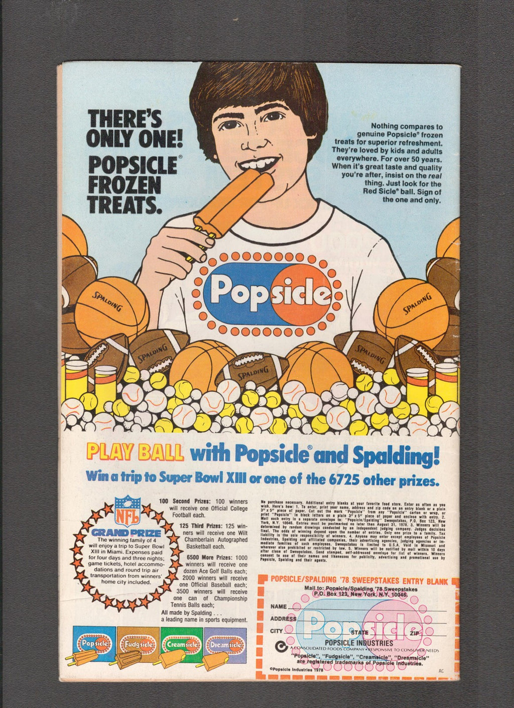 Archie's Pals 'n' Gals #124 (1978)  Jughead Burger Contest Archie Comics