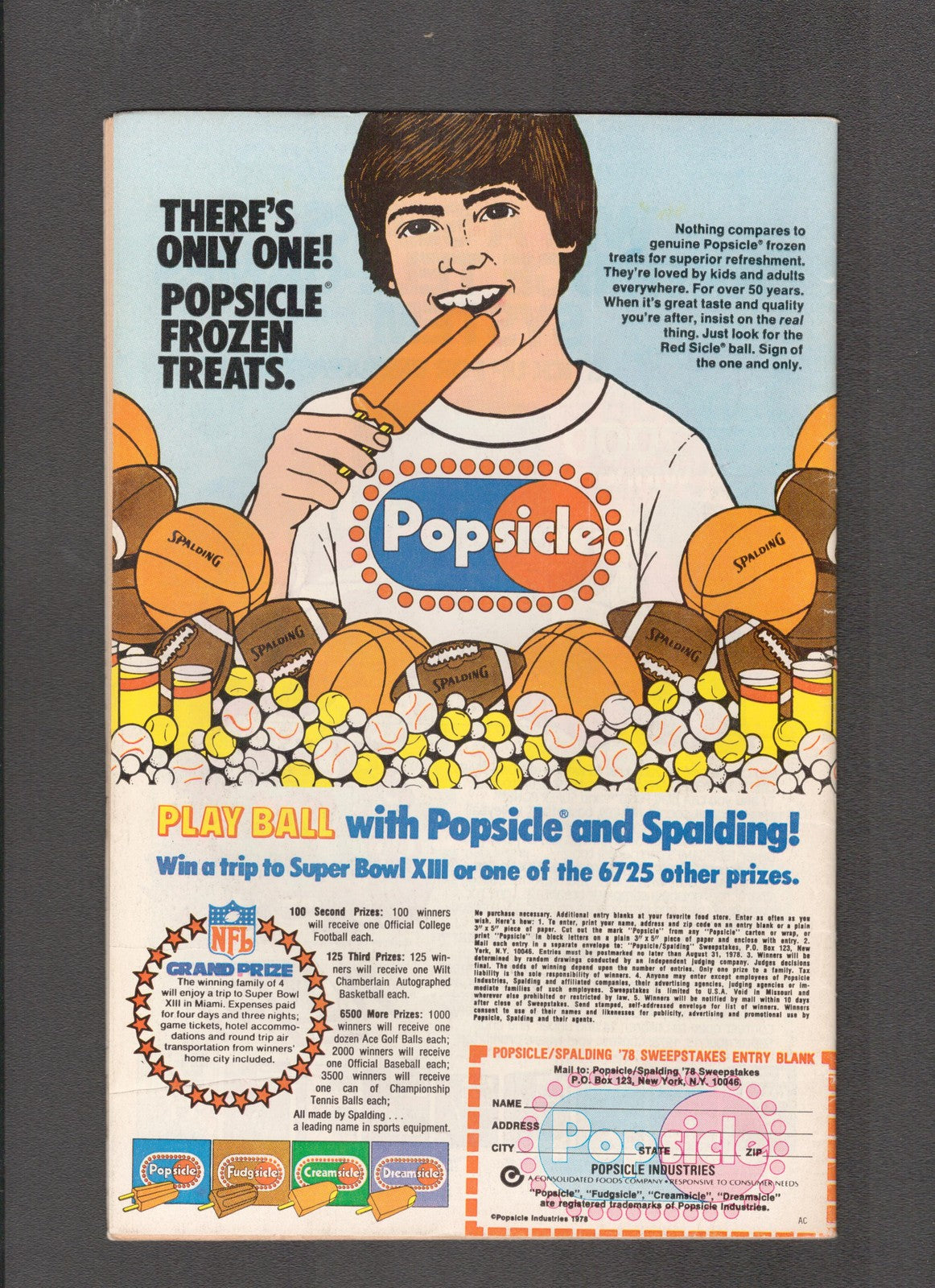 Archie's Pals 'n' Gals #124 (1978)  Jughead Burger Contest Archie Comics