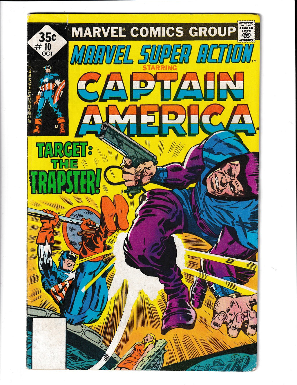 Marvel Super Action #10 (1978) Captain America Marvel Comics