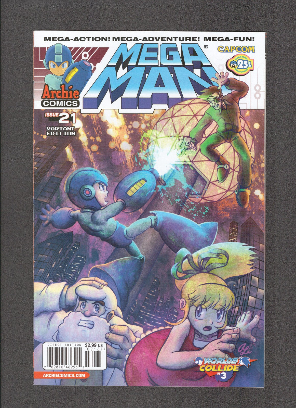 Mega Man #21b (2013) Alice Meichi Li Variant Cover Archie Comics