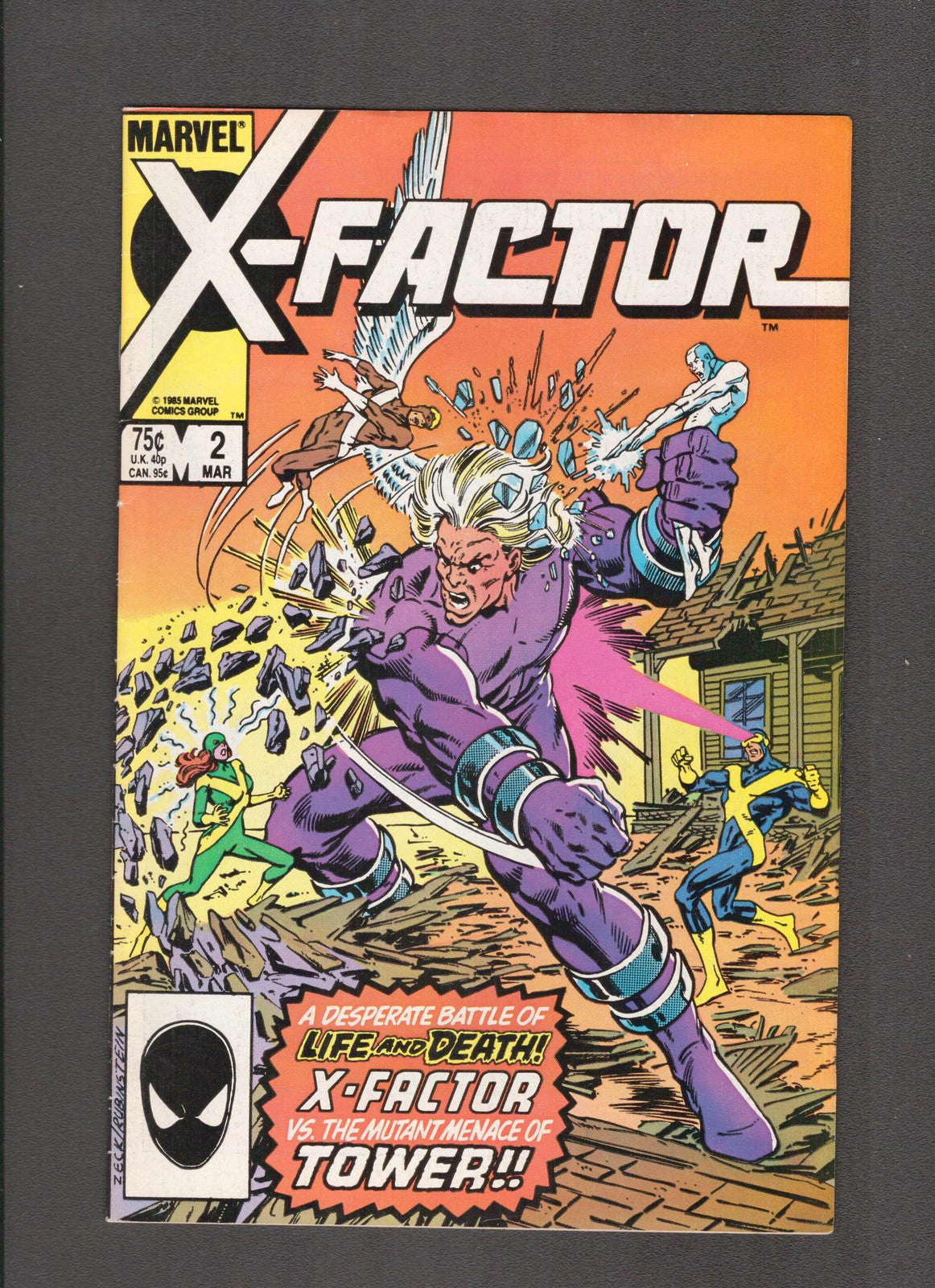 X-Factor #2 (1986) Joe Rubenstein, Mike Zeck Marvel Comics