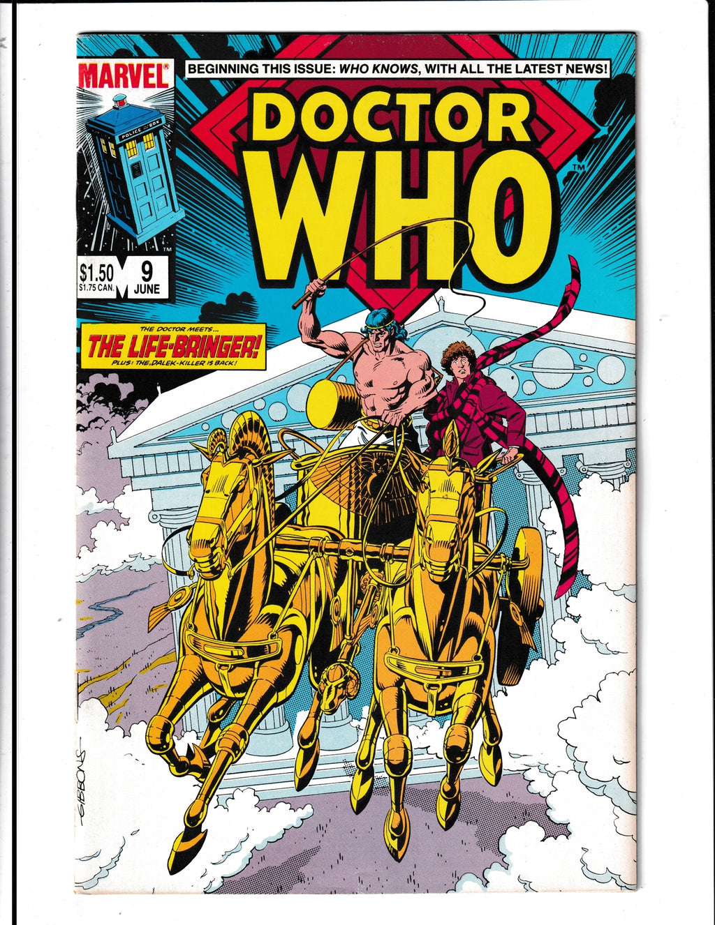 Doctor Who #9 (1985) Marvel Comics