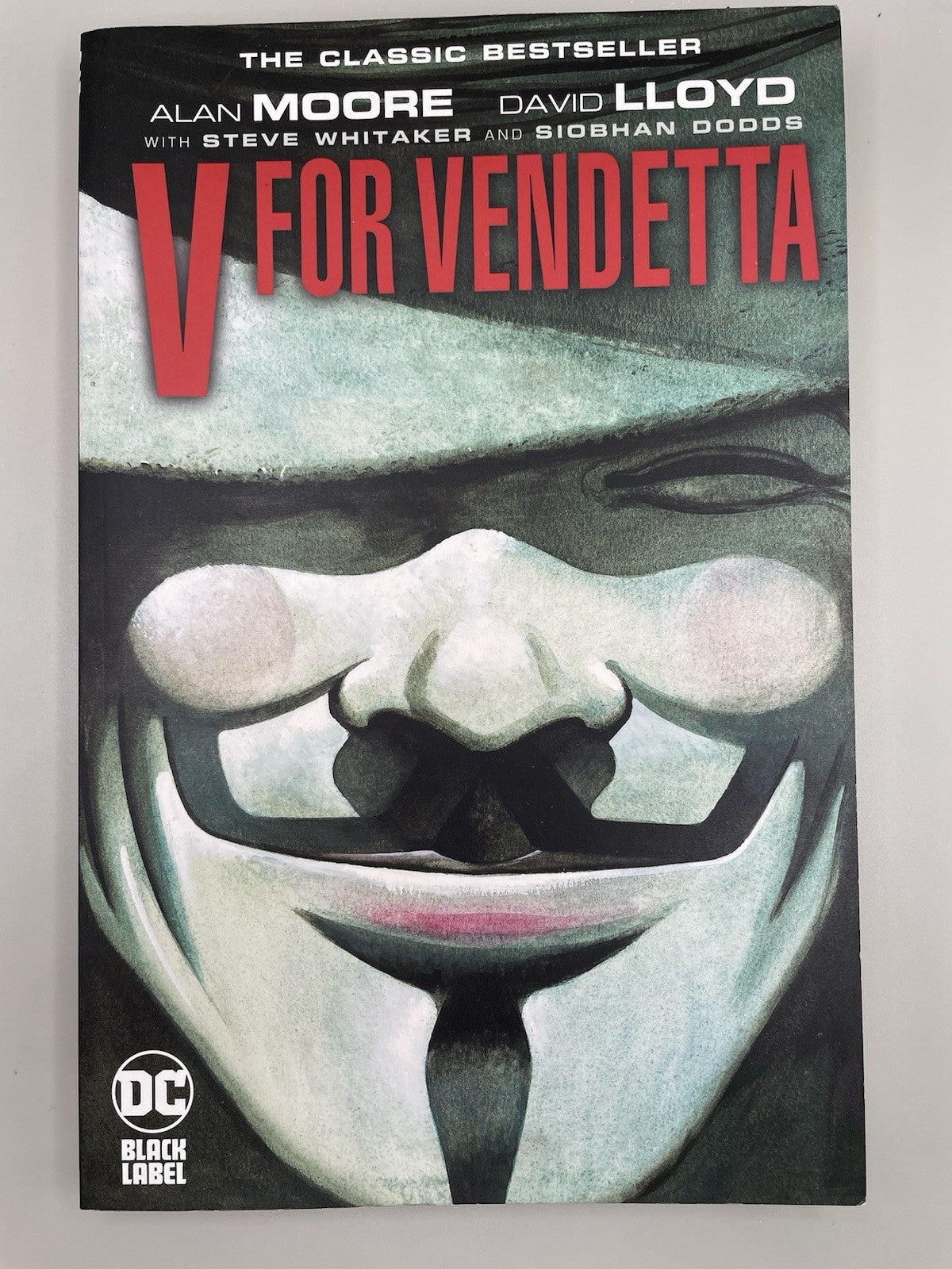 V for Vendetta (2020) Alan Moore ~ David Lloyd TPB - DC Black Label