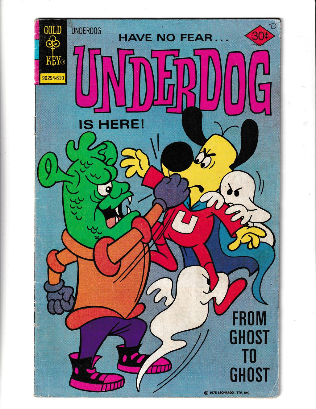 Underdog #9 (1976) Gold Key Comics