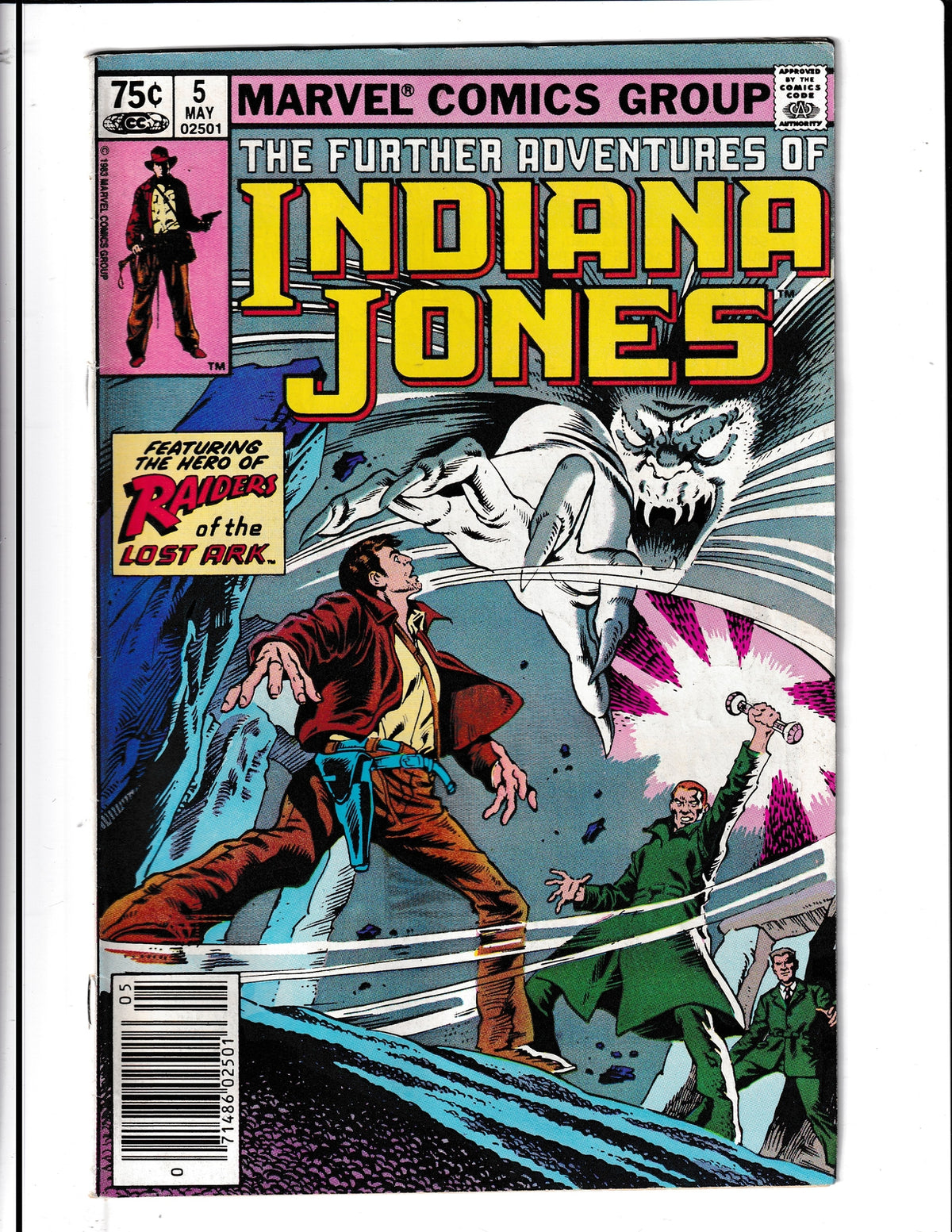 Indiana Jones #5 (1983) Canadian Newsstand Marvel Comics
