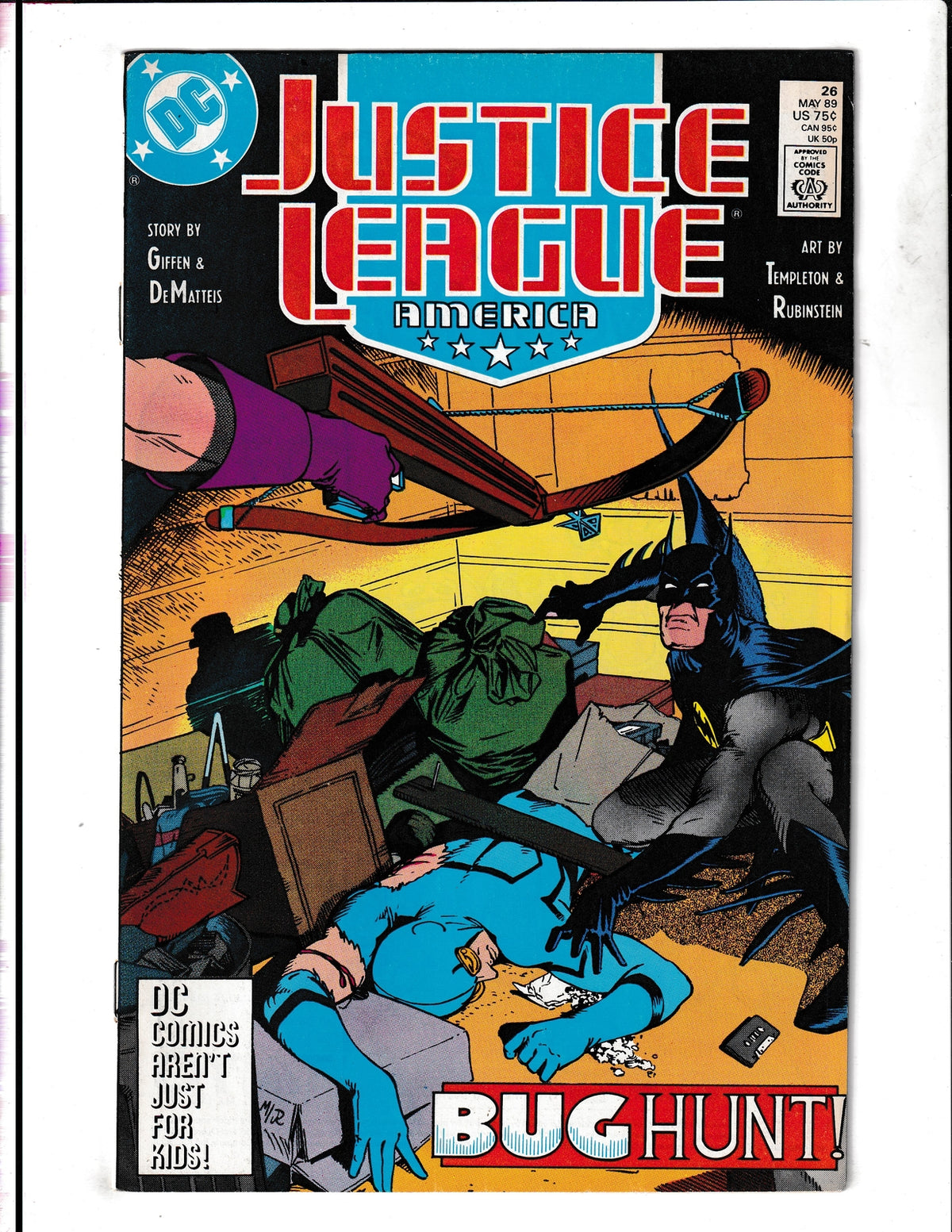 Justice League America #26 (1989) DC Comics