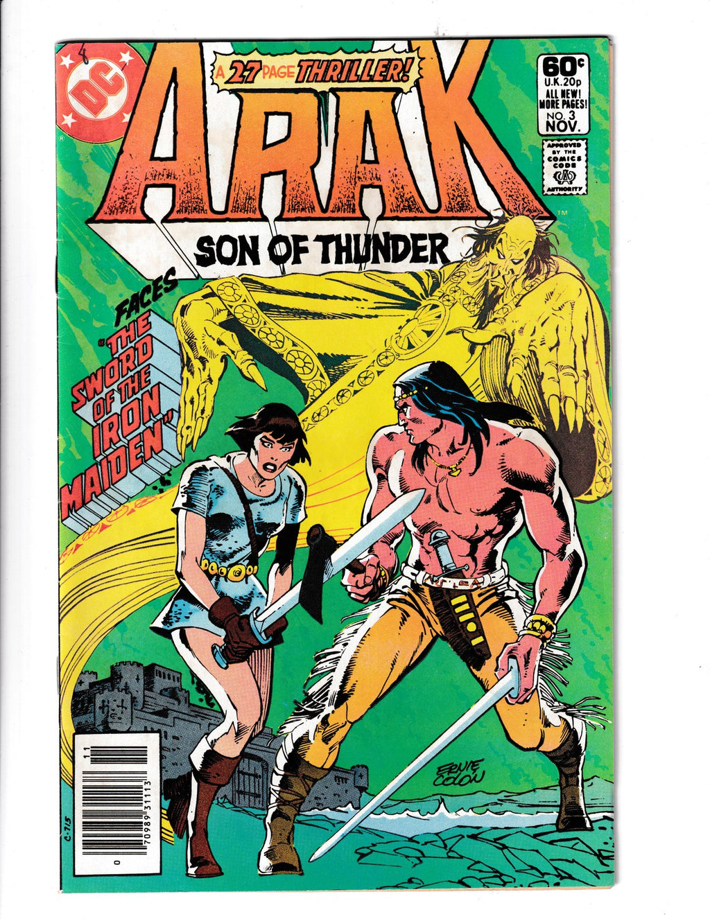 Arak: Son of Thunder #3 (1981) DC Comics SKU:3104