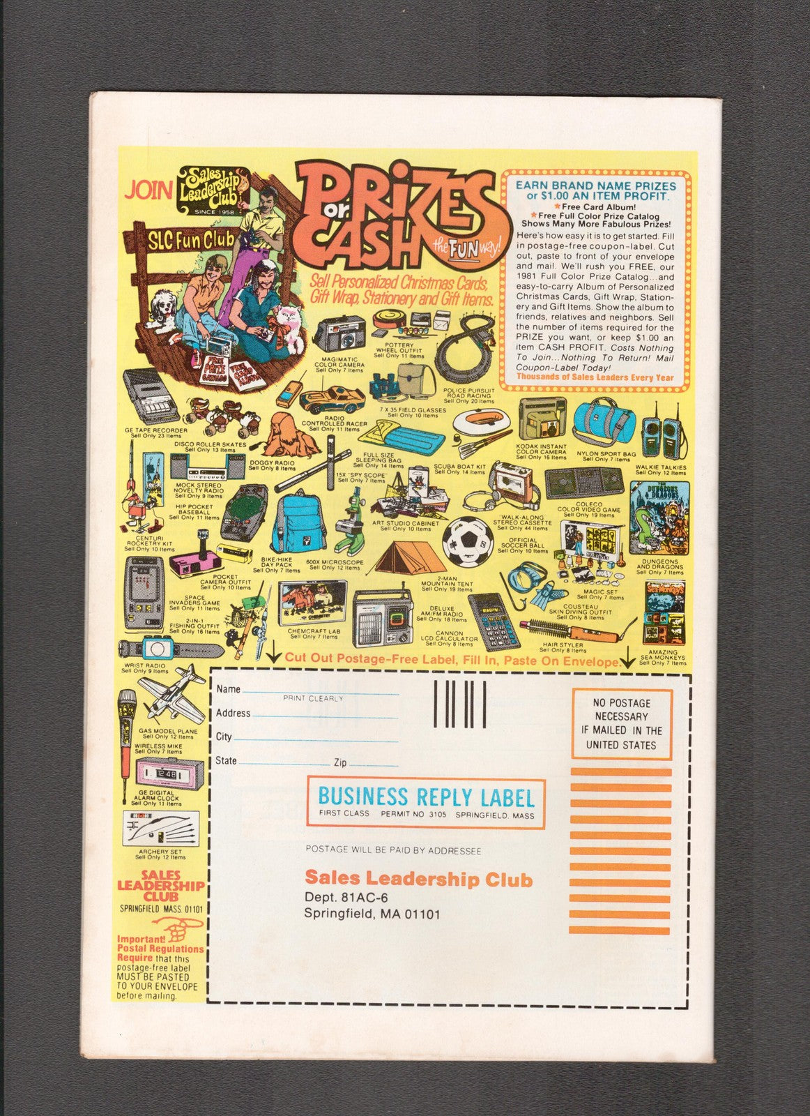 Archie's TV Laugh-Out #83 (1981) Sand Sculpture Archie Comics
