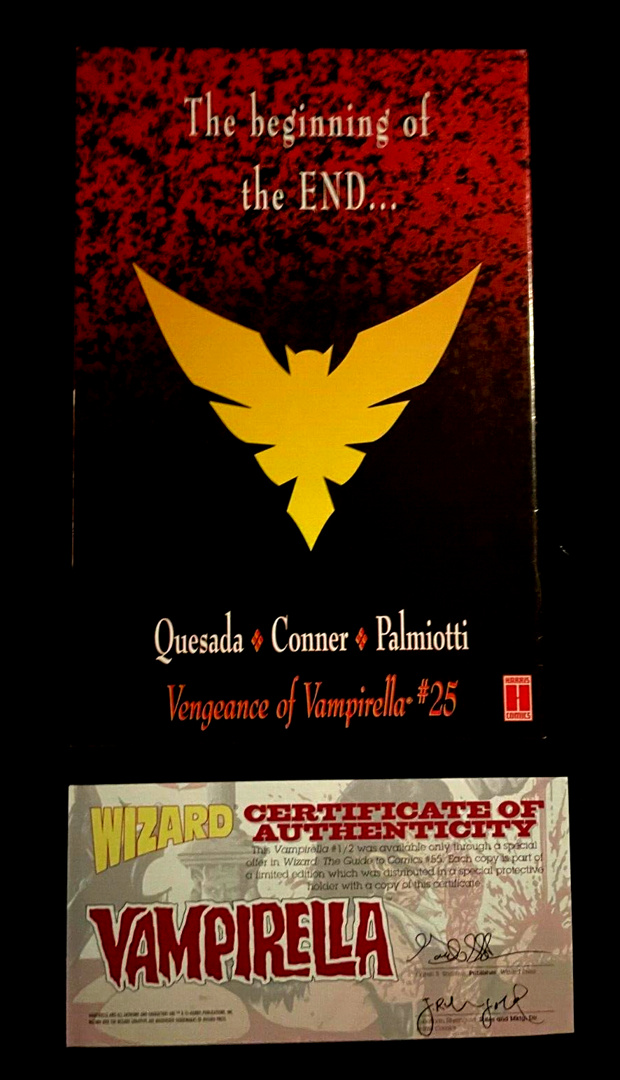 Vengeance of Vampirella - COA - Limited Special Offer release #1/2 (1996) Harris