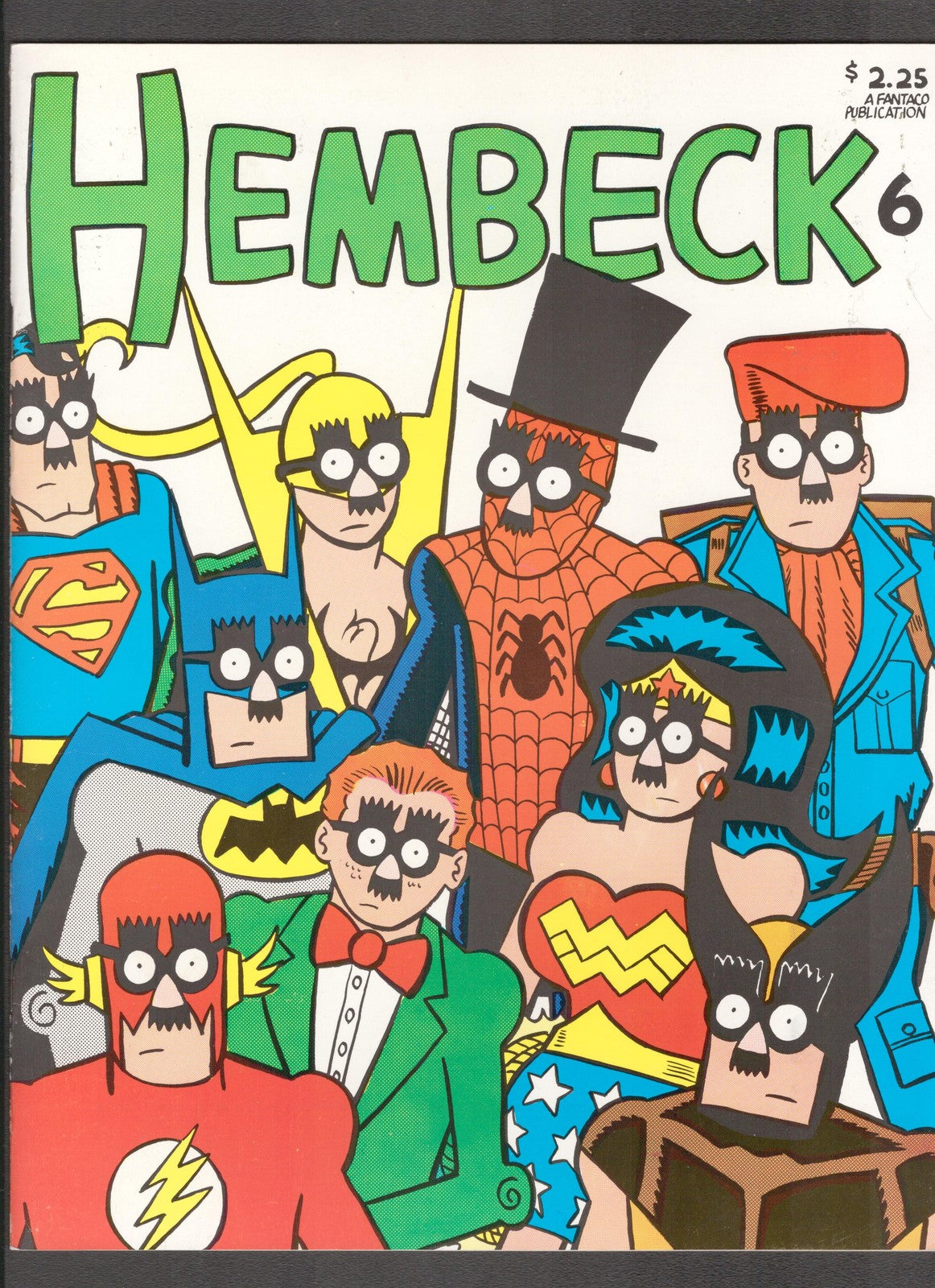 Hembeck #6 (1981) Wrap around Cover Fantaco Comics