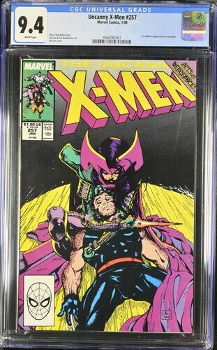 Uncanny X-Men #257 CGC 9.4 (1990) 1st Jubilee In Costume - Graded Marvel Comics