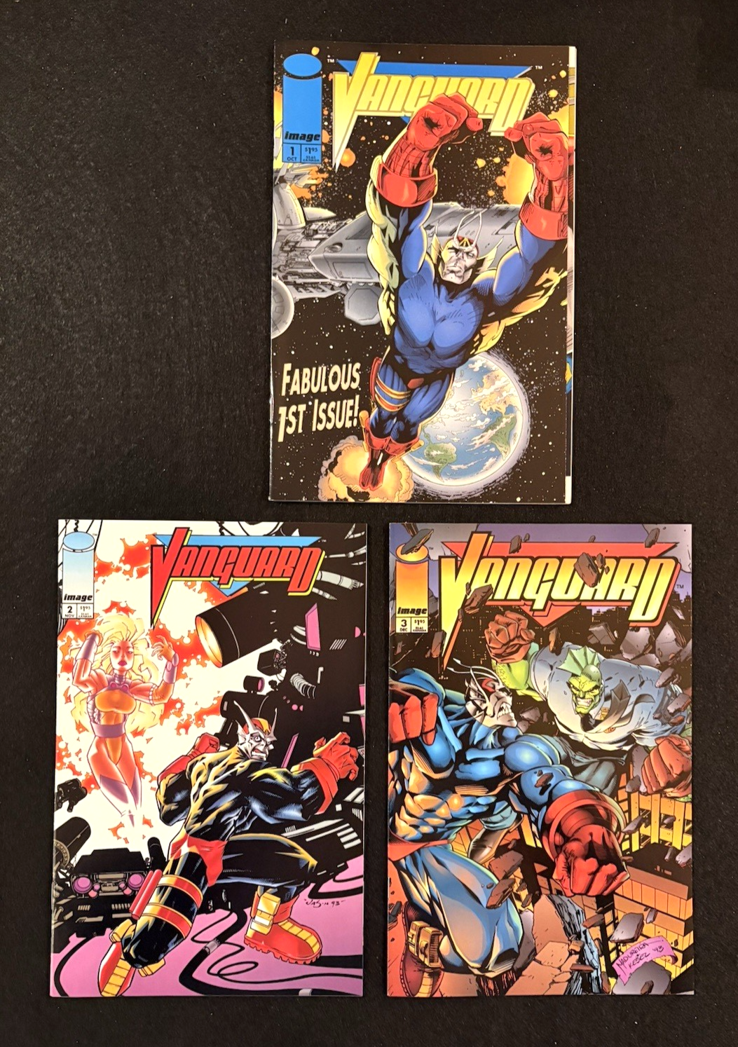 Vanguard - Lot of 3 #1-3 (1993) Image