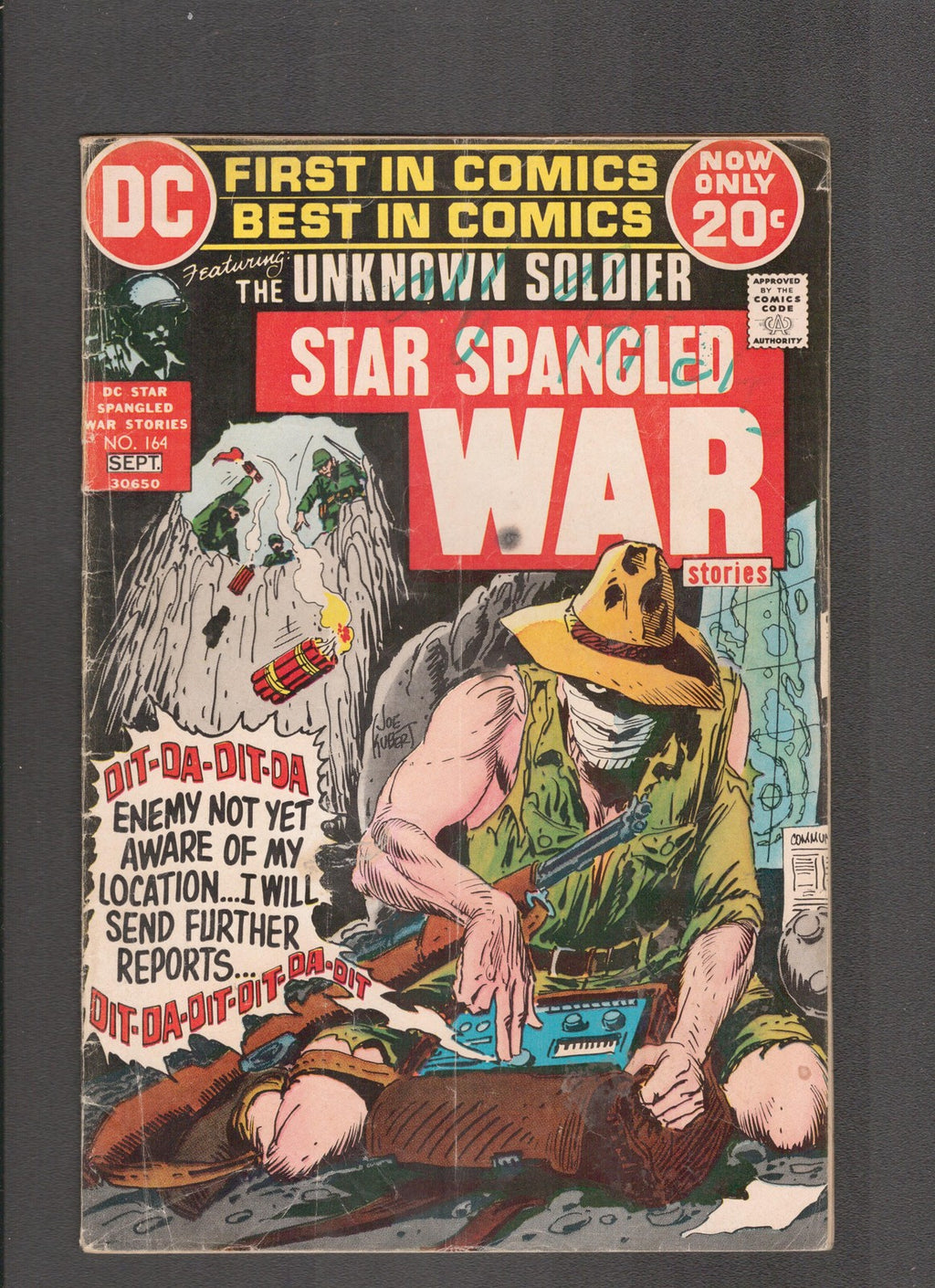 Star Spangled War Stories #164 (1972) Joe Kubert DC Comics