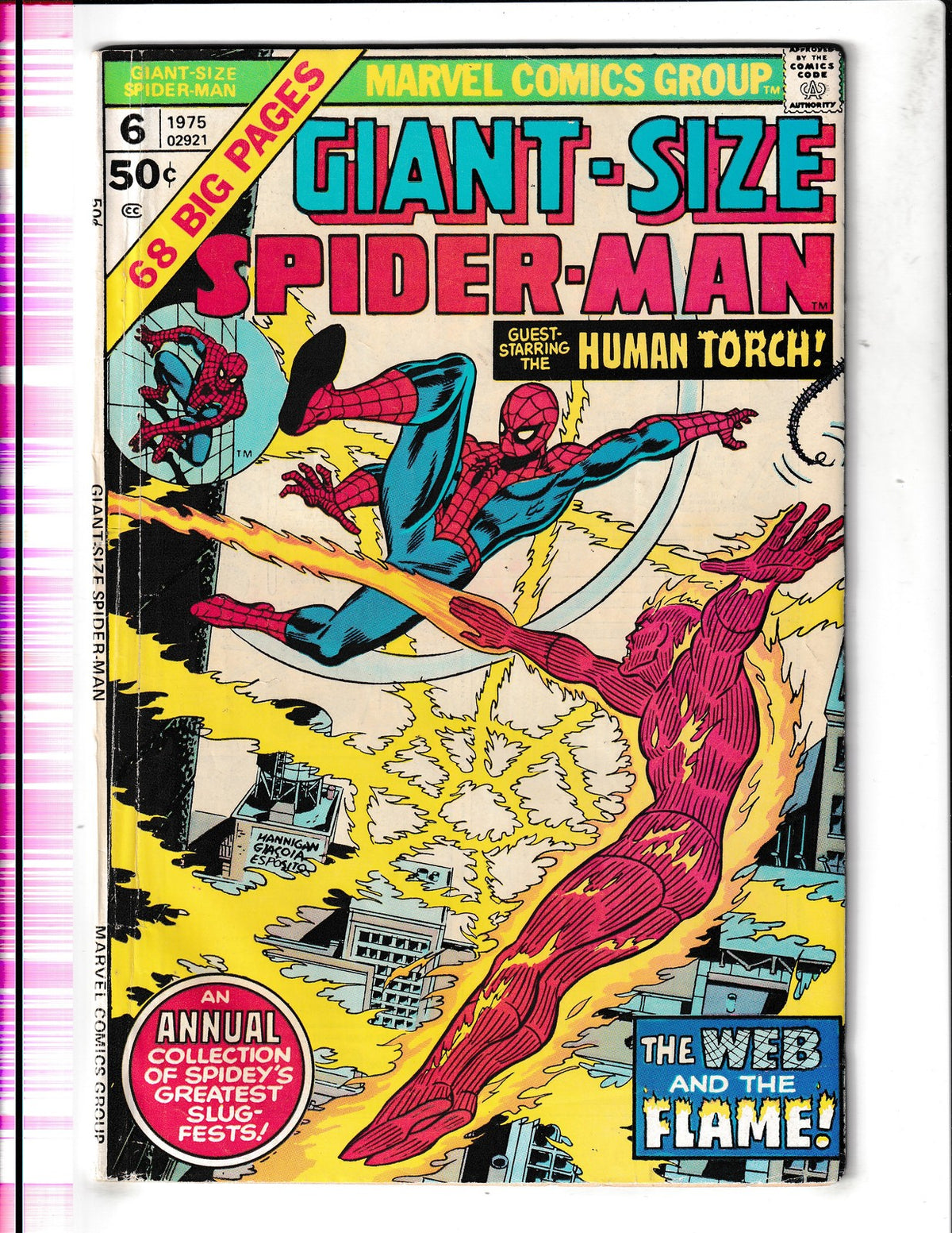 Giant-Size Spider-Man #6 (1975) Stan Lee, Sam Rosen Marvel Comics