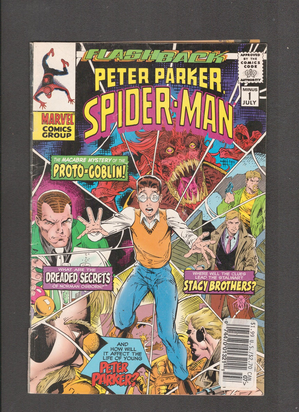 Spider-Man #-1 (1997) Flashback Marvel Comics