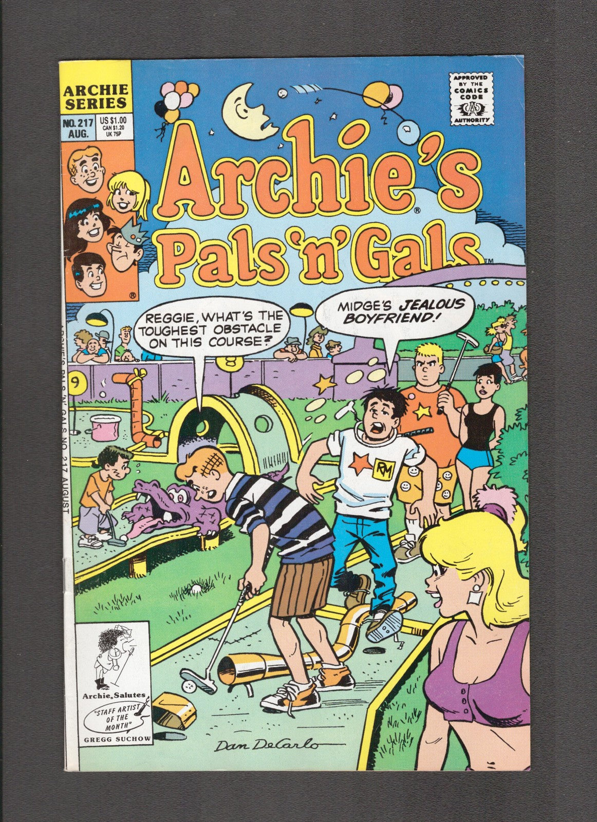 Archie's Pals 'n' Gals #217 (1990) Dan DeCarlo Archie Comics
