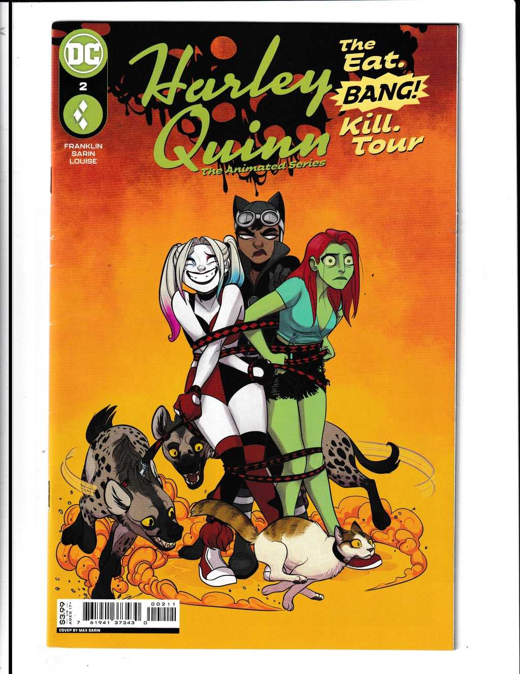 Harley Quinn: The Animated Series Eat/Bang/Kill Tour #2A (2021) Sarin DC Comics