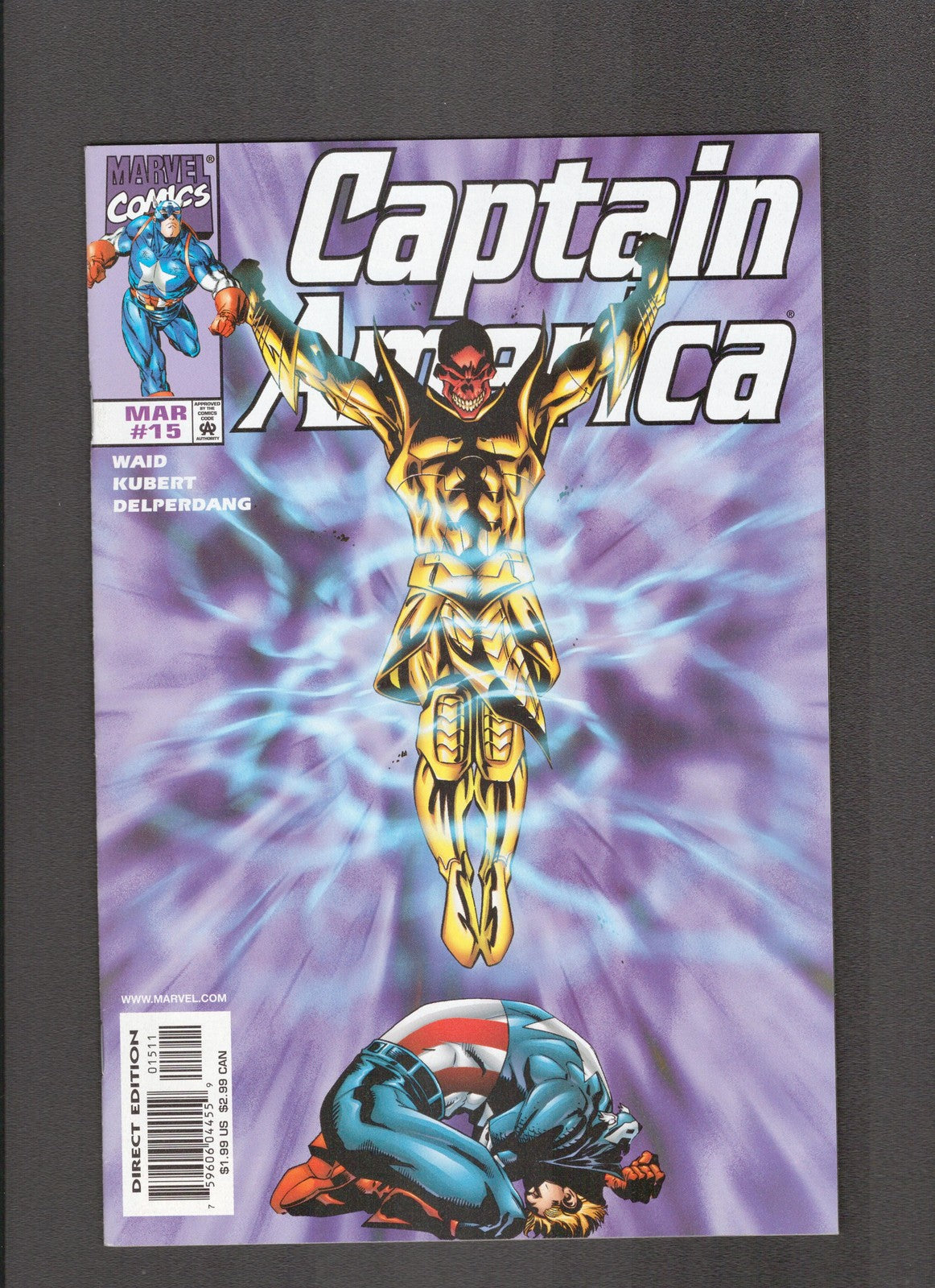 Captain America #15 (1999) Volume 3 - Andy Kubert Marvel Comics