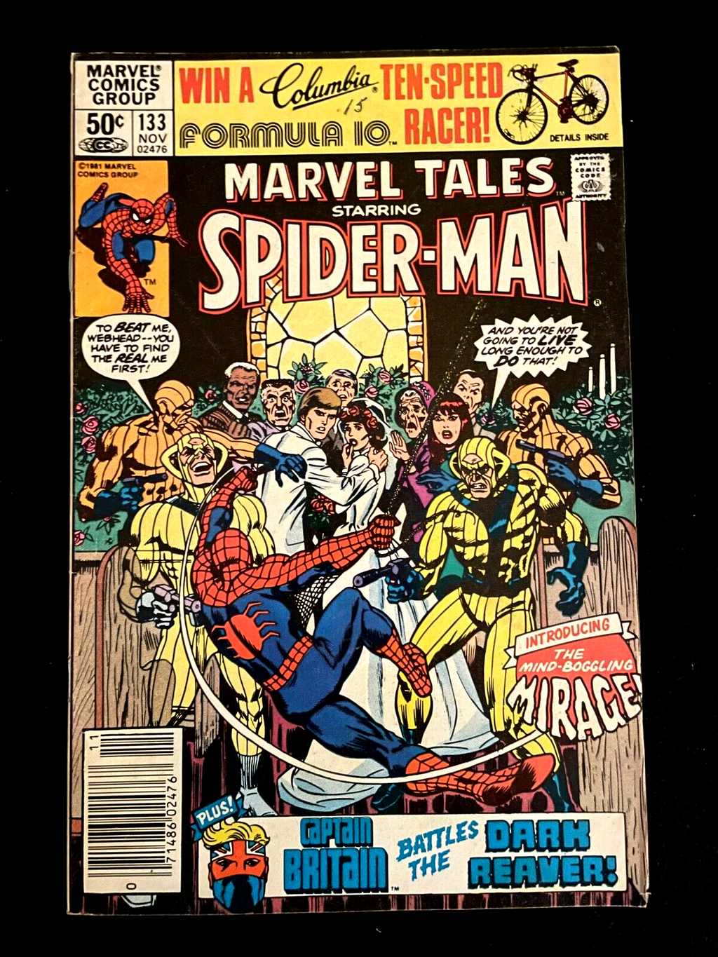 Marvel Tales  #133 1981 - Spider-Man - Mirage - Captain Britain -Dark Reaver