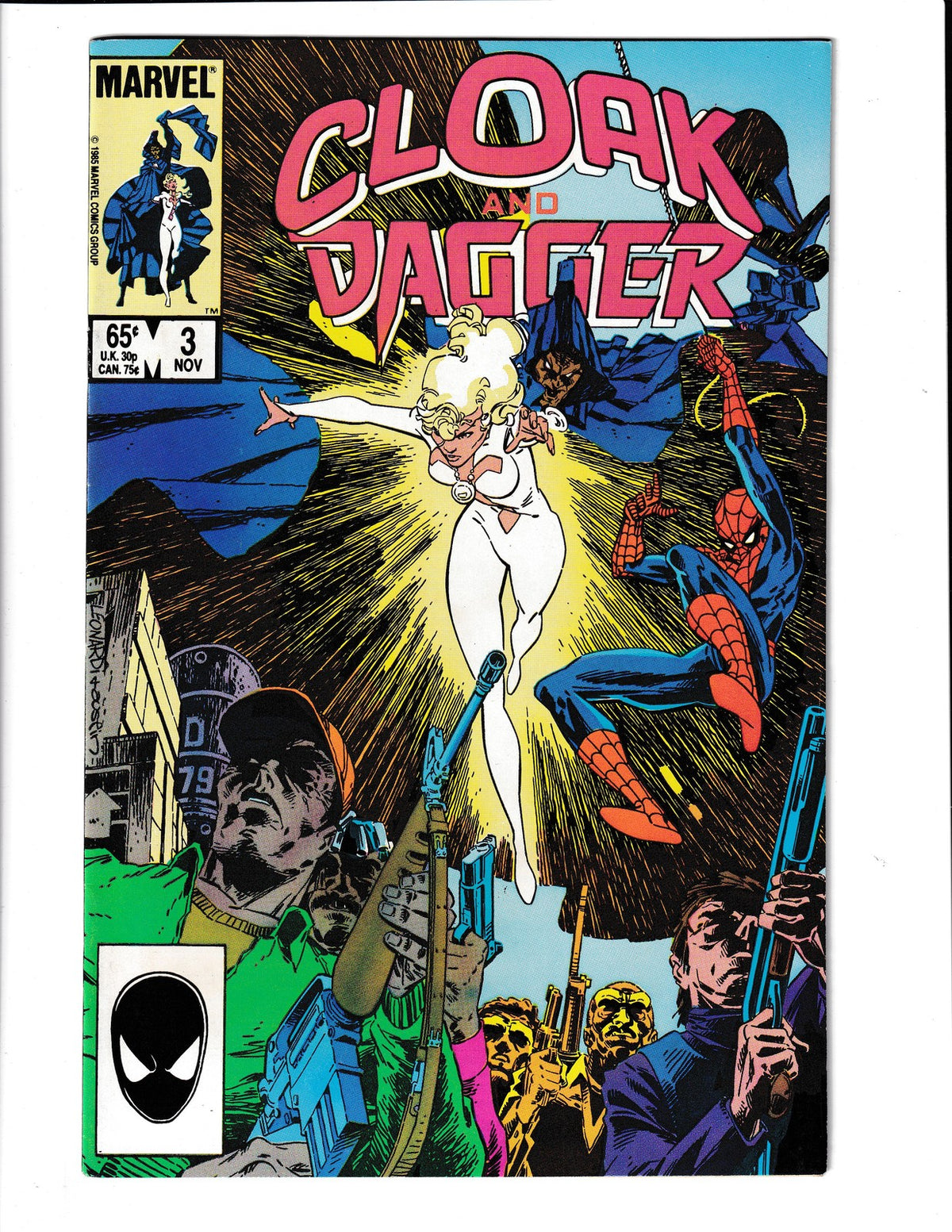 Cloak and Dagger #3 (1985) Terry Austin Marvel Comics