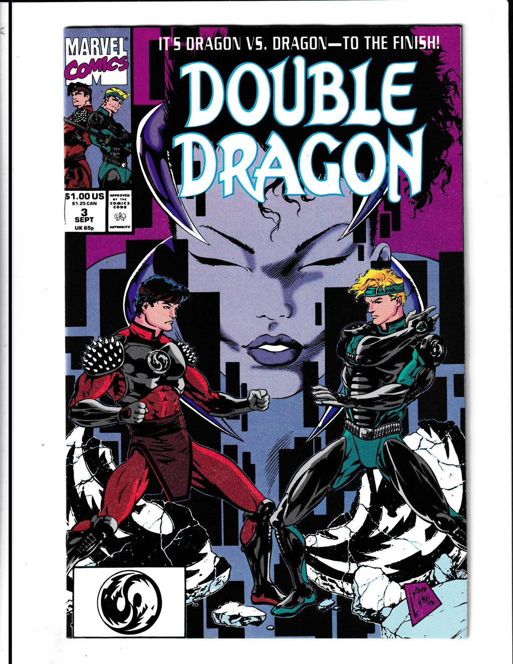 Double Dragon #3 (1991) Marvel Comics