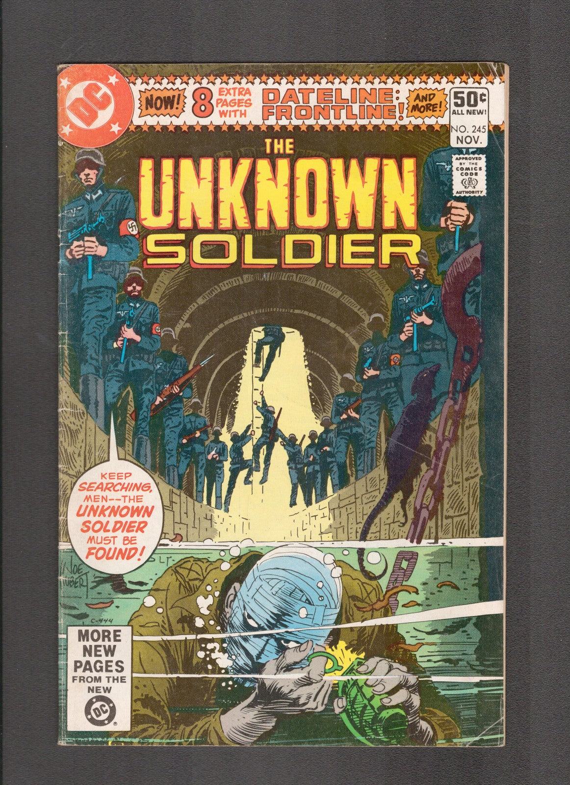Unknown Soldier #245 (1980) Joe Kubert Marvel Comics