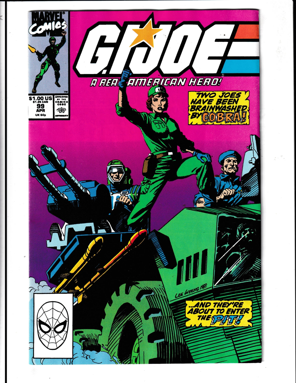 G.I. Joe A Real American Hero #99 (1990) Marvel Comics